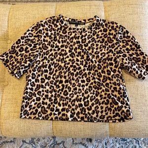 Veronica Beard Cheetah Shirt
